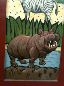 Hippo CLose-up from Media Cabinet